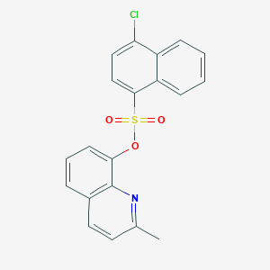 2-Methylquinolin-8-yl 4-chloronaphthalene-1-sulfonate