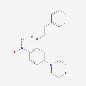 5-(morpholin-4-yl)-2-nitro-N-(2-phenylethyl)aniline