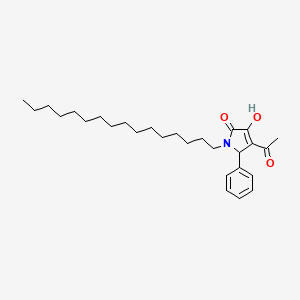 4-acetyl-1-hexadecyl-3-hydroxy-5-phenyl-1,5-dihydro-2H-pyrrol-2-one