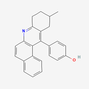 4-(10-Methyl-8,9,10,11-tetrahydrobenzo[a]acridin-12-yl)phenol