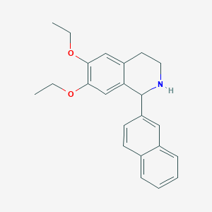 6,7-Diethoxy-1-(naphthalen-2-yl)-1,2,3,4-tetrahydroisoquinoline