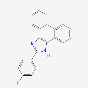 2-(4-fluorophenyl)-1H-phenanthro[9,10-d]imidazole