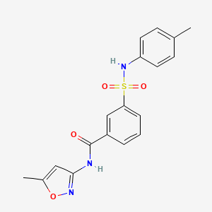 N-(5-Methyl-isoxazol-3-yl)-3-p-tolylsulfamoyl-benzamide