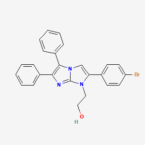 2-[2-(4-bromophenyl)-5,6-diphenyl-1H-imidazo[1,2-a]imidazol-1-yl]ethanol