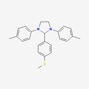 1,3-Bis(4-methylphenyl)-2-[4-(methylsulfanyl)phenyl]imidazolidine