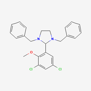 1,3-Dibenzyl-2-(3,5-dichloro-2-methoxyphenyl)imidazolidine