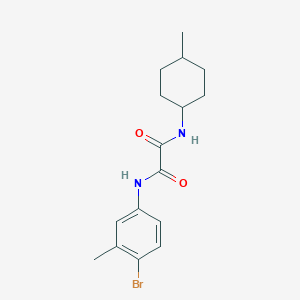 N-(4-bromo-3-methylphenyl)-N'-(4-methylcyclohexyl)ethanediamide