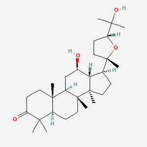 molecular formula C30H50O4 B1151519 20S,24R-Epoxydammar-12,25-diol-3-one CAS No. 25279-15-6