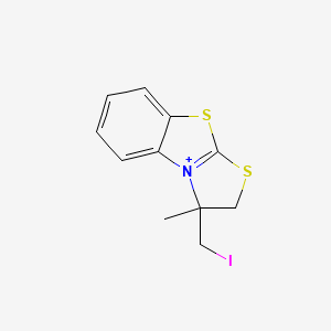 3-(Iodomethyl)-3-methyl-2,3-dihydro[1,3]thiazolo[2,3-b][1,3]benzothiazol-4-ium