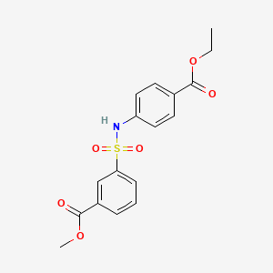 Methyl 3-{[4-(ethoxycarbonyl)phenyl]sulfamoyl}benzoate