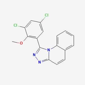 1-(3,5-Dichloro-2-methoxyphenyl)-[1,2,4]triazolo[4,3-a]quinoline