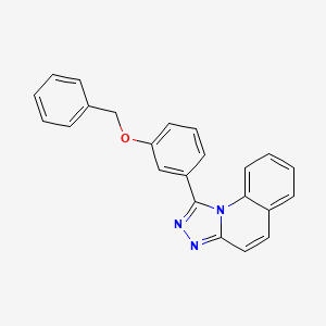 1-[3-(Benzyloxy)phenyl][1,2,4]triazolo[4,3-a]quinoline