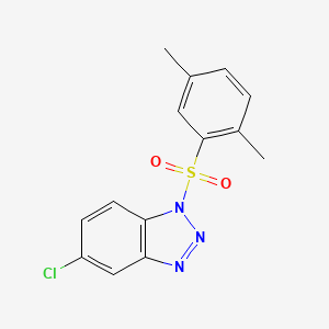 5-chloro-1-[(2,5-dimethylphenyl)sulfonyl]-1H-benzotriazole