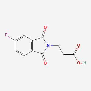 3-(5-Fluoro-1,3-dioxo-1,3-dihydro-isoindol-2-yl)-propionic acid