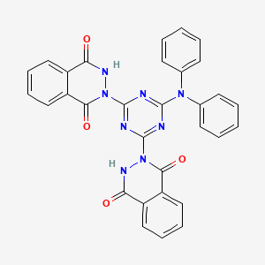 2,2'-[6-(Diphenylamino)-1,3,5-triazine-2,4-diyl]di(2,3-dihydrophthalazine-1,4-dione)