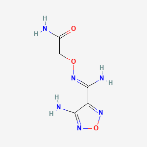 2-[(4-Amino-furazan-3-carboximidoyl)-aminooxy]-acetamide