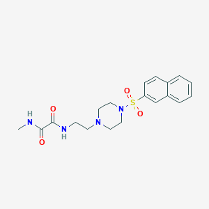 N-Methyl-N'-{2-[4-(naphthalene-2-sulfonyl)-piperazin-1-yl]-ethyl}-oxalamide