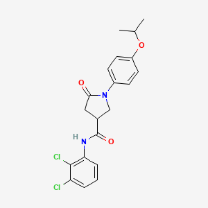 N-(2,3-dichlorophenyl)-5-oxo-1-[4-(propan-2-yloxy)phenyl]pyrrolidine-3-carboxamide