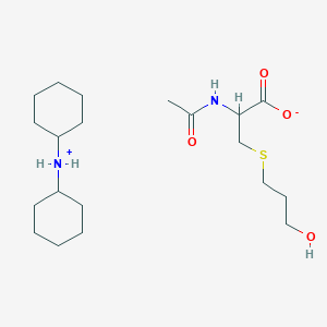 molecular formula C₂₀H₃₈N₂O₄S B1151568 N-Acetyl-S-(3-hydroxypropyl)cysteine, Dicyclohexylammonium Salt 