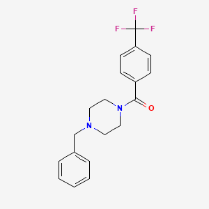 (4-Benzyl-piperazin-1-yl)-(4-trifluoromethyl-phenyl)-methanone