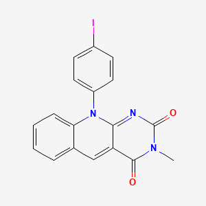 10-(4-iodophenyl)-3-methylpyrimido[4,5-b]quinoline-2,4(3H,10H)-dione