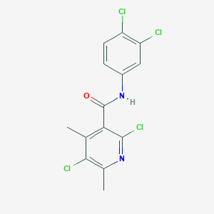 2,5-dichloro-N-(3,4-dichlorophenyl)-4,6-dimethylpyridine-3-carboxamide