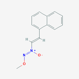 molecular formula C13H12N2O2 B11515898 (Z)-2-methoxy-1-[(E)-2-(naphthalen-1-yl)ethenyl]diazene 1-oxide 