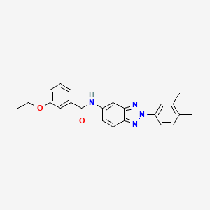 N-[2-(3,4-dimethylphenyl)-2H-benzotriazol-5-yl]-3-ethoxybenzamide