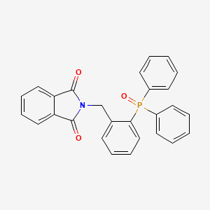 molecular formula C27H20NO3P B11516292 2-[2-(diphenylphosphoryl)benzyl]-1H-isoindole-1,3(2H)-dione 