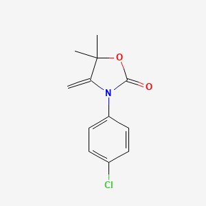 3-(4-Chlorophenyl)-5,5-dimethyl-4-methylene-1,3-oxazolidin-2-one