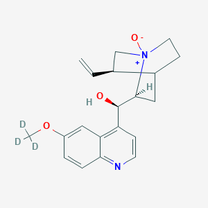 (R)-[(2S,5R)-5-ethenyl-1-oxido-1-azoniabicyclo[2.2.2]octan-2-yl]-[6-(trideuteriomethoxy)quinolin-4-yl]methanol