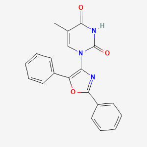 1-(2,5-Diphenyl-1,3-oxazol-4-yl)-5-methyl-1,2,3,4-tetrahydropyrimidine-2,4-dione