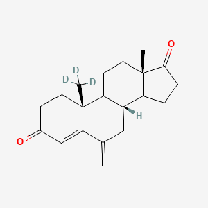 (8R,10R,13S)-13-methyl-6-methylidene-10-(trideuteriomethyl)-1,2,7,8,9,11,12,14,15,16-decahydrocyclopenta[a]phenanthrene-3,17-dione
