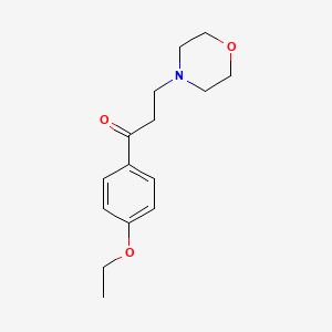 molecular formula C15H21NO3 B11516601 1-(4-Ethoxyphenyl)-3-morpholinopropan-1-one CAS No. 446054-27-9