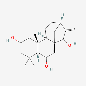 (1R,4S,9R,10R,13R)-5,5,9-Trimethyl-14-methylidenetetracyclo[11.2.1.01,10.04,9]hexadecane-3,7,15-triol