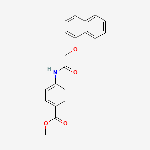 Methyl 4-(2-(naphthalen-1-yloxy)acetamido)benzoate