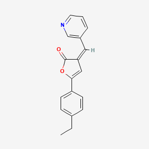 5-(4-Ethyl-phenyl)-3-pyridin-3-ylmethylene-3H-furan-2-one