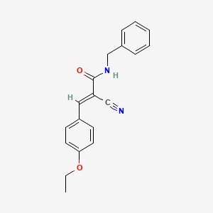 (2E)-N-benzyl-2-cyano-3-(4-ethoxyphenyl)prop-2-enamide