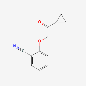 2-(2-Cyclopropyl-2-oxoethoxy)benzonitrile