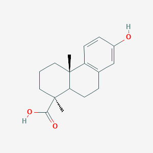 molecular formula C17H22O3 B1151745 (1S,4aS)-7-Hydroxy-1,4a-dimethyl-1,2,3,4,4a,9,10,10a-octahydrophenanthrene-1-carboxylic acid CAS No. 61597-83-9