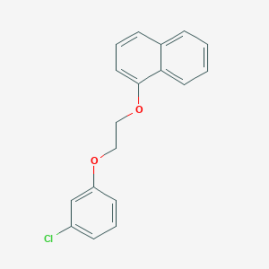 1-[2-(3-Chlorophenoxy)ethoxy]naphthalene