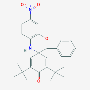 3',5'-di-tert-butyl-7-nitro-2-phenyl-4H,4'H-spiro[1,4-benzoxazine-3,1'-cyclohexa[2,5]dien]-4'-one