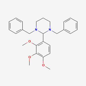 1,3-Dibenzyl-2-(2,3,4-trimethoxyphenyl)-1,3-diazinane