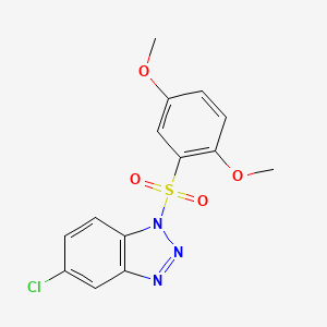 5-Chloro-1-(2,5-dimethoxyphenyl)sulfonylbenzotriazole