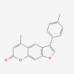 5-methyl-3-(4-methylphenyl)-7H-furo[3,2-g]chromen-7-one