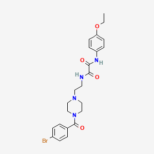 N-(2-{4-[(4-bromophenyl)carbonyl]piperazin-1-yl}ethyl)-N'-(4-ethoxyphenyl)ethanediamide