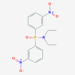 [Bis(3-nitrophenyl)phosphoroso]diethylamine