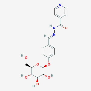 N'-{(E)-[4-(beta-D-glucopyranosyloxy)phenyl]methylidene}pyridine-4-carbohydrazide