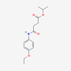 Propan-2-yl 4-[(4-ethoxyphenyl)amino]-4-oxobutanoate