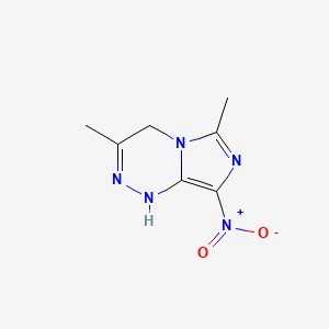 3,6-Dimethyl-8-nitro-1,4-dihydroimidazo[5,1-c][1,2,4]triazine